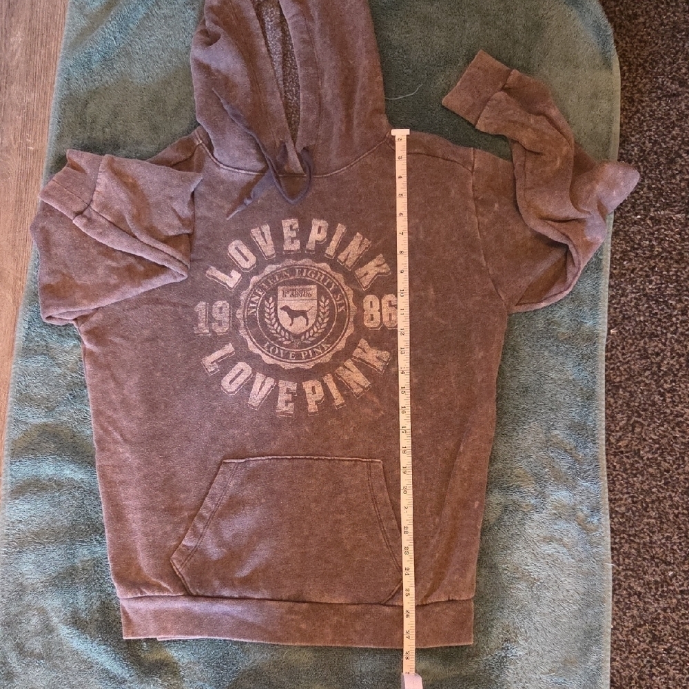 PINK Victoria's Secret Gray Hoodie - Picture 5 of 5
